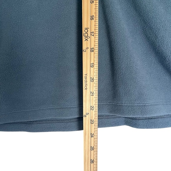 Patagonia Microdini 1/2-Zip Pullover Fleece Jacket Womens Medium Plume Grey Teal - Picture 8 of 10